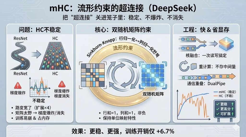 下一代模型呼之欲出？DeepSeek的“新年禮物”mHC 人工智能基礎(chǔ)軟件的新風(fēng)向